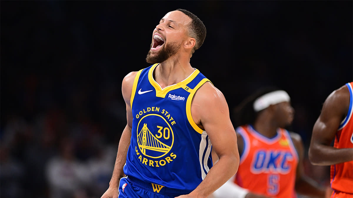 You are currently viewing Steph incredibly achieves two age-defying feats in wins vs. Mavs, OKC