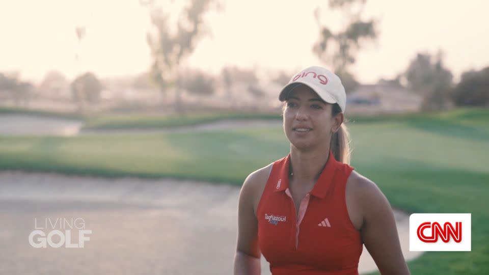 Read more about the article How Maha Haddioui is embracing her role as a ‘pioneer’ in women’s golf