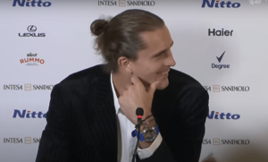 Read more about the article ‘Can you be quiet’ – Alexander Zverev’s press conference interrupted as rivals poke fun at age