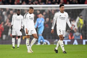 Read more about the article Real Madrid stars Jude Bellingham and Kylian Mbappe ruthlessly booed by Liverpool supporters – and fans think they know why