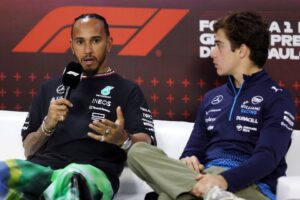 Read more about the article ‘There’s a seat available’ – Lewis Hamilton gives wholesome advice and makes promise to Formula 1 starlet