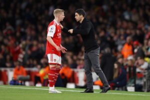 Read more about the article Oleksandr Zinchenko shares cheeky tactic Mikel Arteta uses as part of last-minute matchday mind games