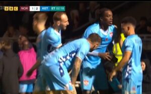 Read more about the article Forgotten ex-Premier League player gives Kettering shock FA Cup win over EFL side FOUR leagues higher