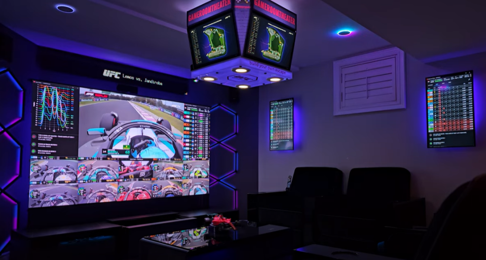 You are currently viewing Las Vegas Grand Prix tickets sell for $12,500, so one fan creates ultimate ‘mancave’ with putting, pool tables and jumbotron