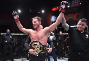 Read more about the article College baseball star turned firefighter became UFC’s greatest heavyweight – now he’s on brink of MMA immortality