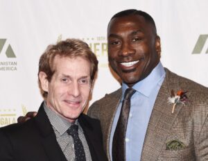 Read more about the article ‘I was dumbfounded’ – Skip Bayless opens up on what went wrong with Shannon Sharpe and  biggest regret about huge Tom Brady ‘eruption’