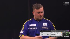 Read more about the article Luke Littler continues to fly in Grand Slam of Darts as rivals falter and Luke Humphries crashes out