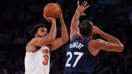 You are currently viewing Former teammate Rudy Gobert on Knicks’ Karl-Anthony Towns: ‘I think he’s hungry for winning’