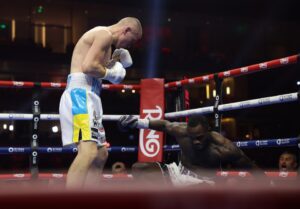 Read more about the article Boxer suffers painful fate after bravely stepping in at short-notice on Oleksandr Usyk vs Tyson Fury undercard