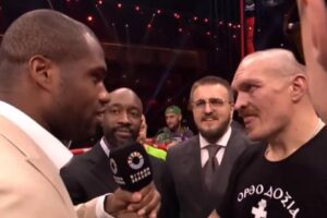 Read more about the article Daniel Dubois accused of stealing Oleksandr Usyk’s moment with bizarre call-out after Tyson Fury rematch win