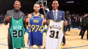 Read more about the article Steph genuinely stunned where Miller now sits on all-time 3-point list