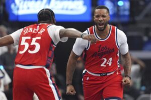 Read more about the article Norman Powell and James Harden lead Clippers to dominant win over Portland