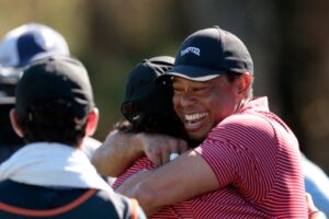 Read more about the article Charlie Woods hits hole-in-one at PNC Championship in front of dad Tiger