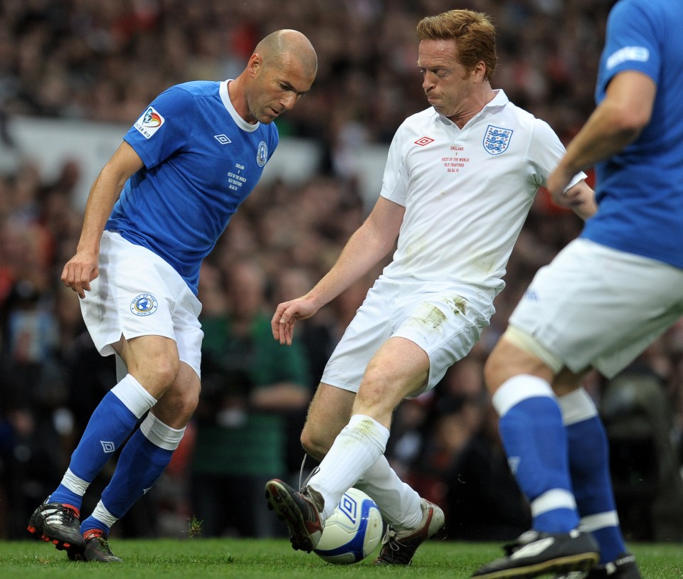 You are currently viewing Zinedine Zidane was brutally smashed by award-winning actor at Soccer Aid – what Real Madrid legend did next was unbelievable