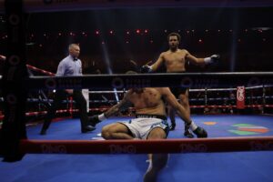 Read more about the article ‘Britain’s Mike Tyson’ makes major statement with first-round KO on Oleksandr Usyk vs Tyson Fury undercard