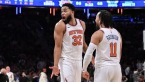 Read more about the article A quarter into 2024-25 season, Knicks own best offense in NBA