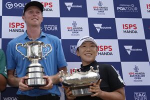 Read more about the article Ryggs Johnston wins Australian Open for first title. Jiyai Shin wins women’s event