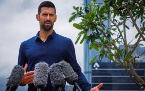 Read more about the article Novak Djokovic hits out at being ‘kept in the dark’ over Jannik Sinner doping case