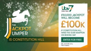 Read more about the article Boxing Day ITV7: £100k Jackpot jumper if Constitution Hill wins