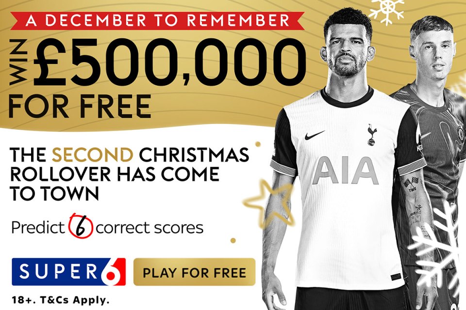 You are currently viewing Super 6: Win £750,000 this weekend with Sky Bet’s free-to-play predictor game