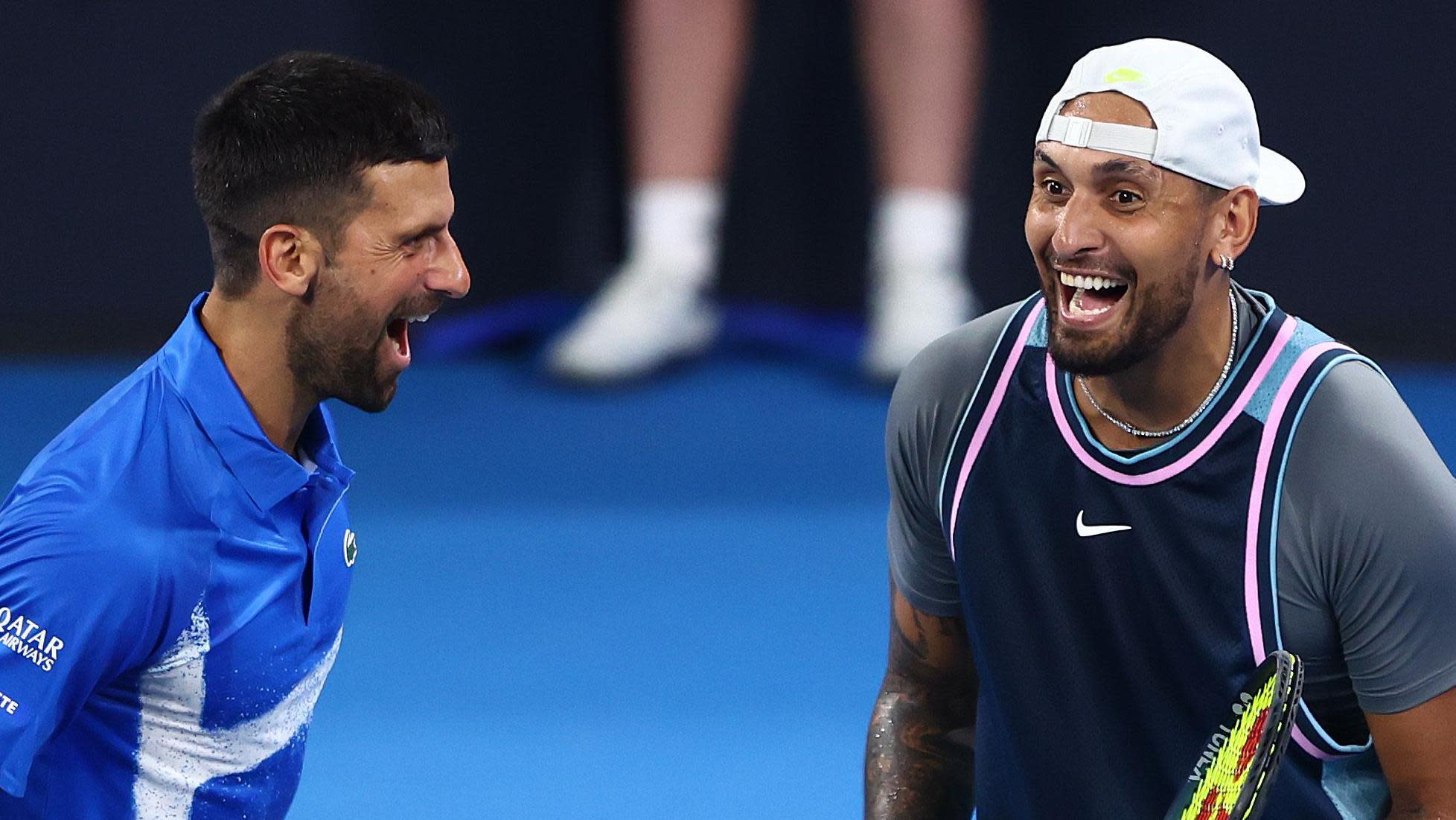 You are currently viewing Djokovic and Kyrgios win ‘awesome’ doubles debut