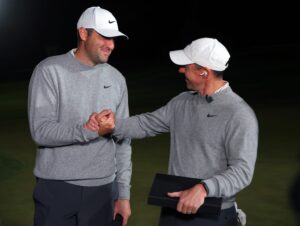 Read more about the article ‘The Showdown’ recap: How Scottie Scheffler, Rory McIlroy beat Koepka, DeChambeau