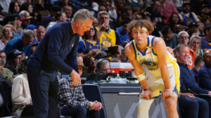 Read more about the article Kerr calls out Podz’s decision-making after Warriors’ loss to Nuggets