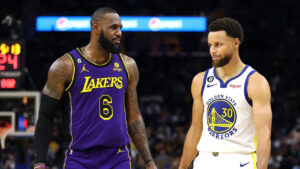 Read more about the article Wilbon calls on Warriors to trade for LeBron to maximize Steph’s window