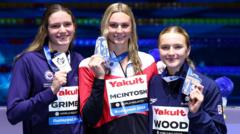 Read more about the article GB swimmer Wood wins second World Championships bronze