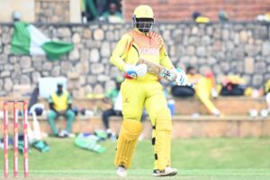 Read more about the article Ssesazi inspires Cricket Cranes to sixth win at ILT20 Cup in Rwanda