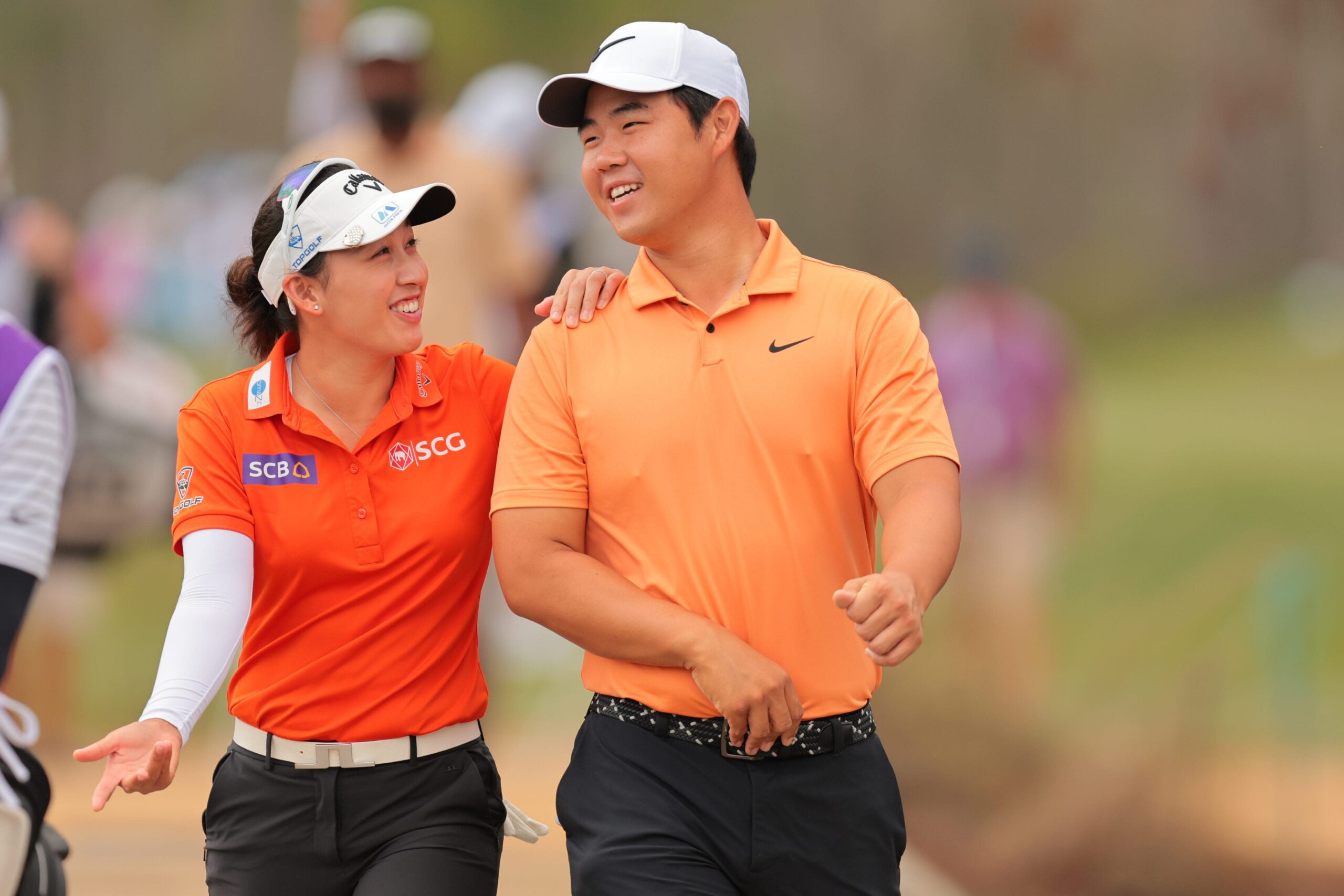 Read more about the article Tom Kim says his partner, Jeeno Thitikul, played like Tiger Woods at the Grant Thornton