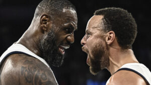 Read more about the article LeBron likens Warriors-Cavaliers Finals matchups to rap beef