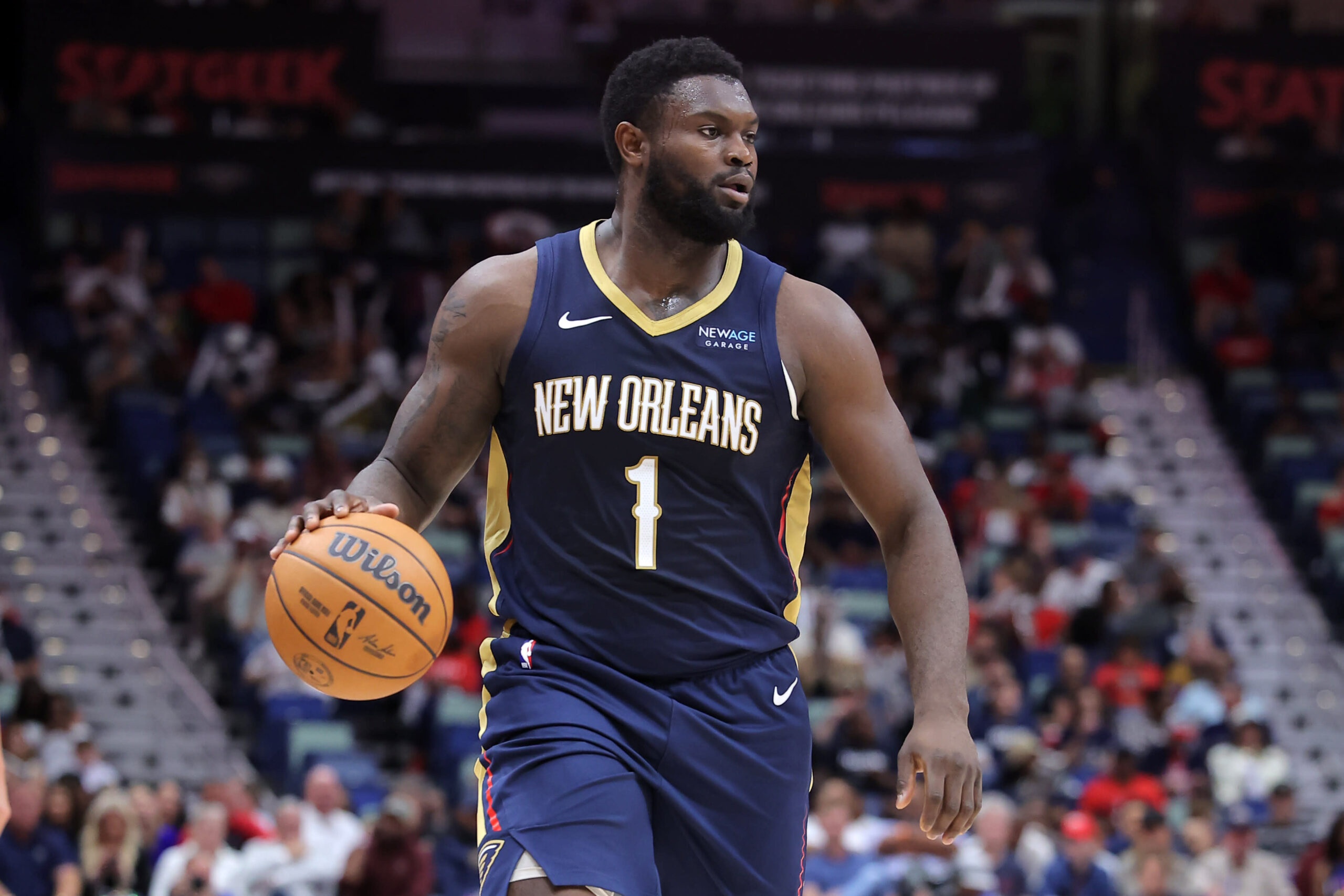 Read more about the article Pelicans star Zion Williamson nearing return from lengthy hamstring injury