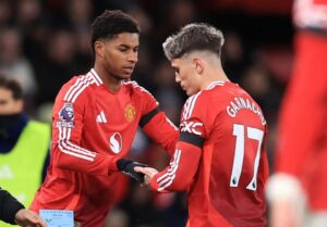 Read more about the article ‘Moping’ – Gary Neville backs Ruben Amorim for bold Marcus Rashford and Alejandro Garnacho axing