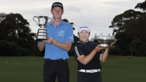 Read more about the article Jiyai Shin wins second Women’s Australian Open as Ryggs Johnston claims first pro title on men’s side