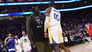 Read more about the article Draymond accepts Warriors bench role to maximize Kuminga