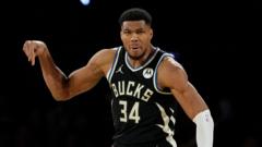 Read more about the article Antetokounmpo guides Bucks to NBA Cup final