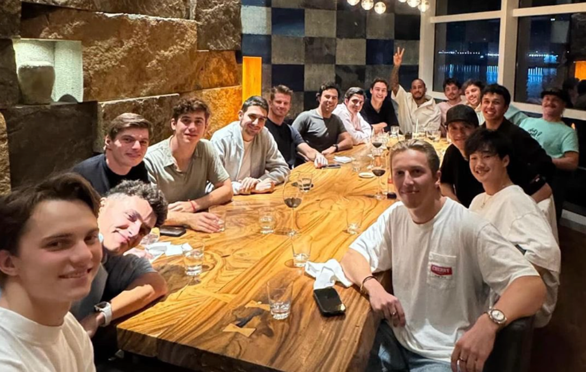 Read more about the article Liam Lawson lifts lid on awkward Verstappen and Russell moment at F1 drivers’ dinner