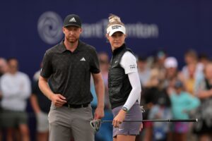 Read more about the article Daniel Berger gets crash course in Nelly Korda’s game noting they hit 7-iron same distance