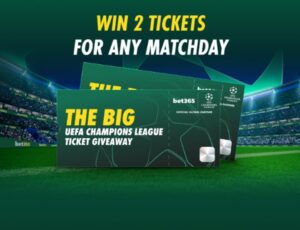 Read more about the article Champions League ticket giveaway: bet365 free ballot now open!