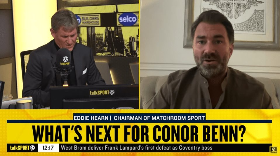 You are currently viewing Simon Jordan and Eddie Hearn get into heated row over Conor Benn drug test clearance