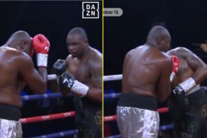 Read more about the article Dillian Whyte stops brave Ebenezer Tetteh in gruelling war but fails to break Daniel Dubois record