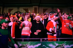 Read more about the article ‘Price to pay’ – Darts chief Barry Hearn gives passionate defence of rowdy Alexandra Palace crowd