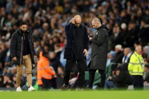 Read more about the article ‘I’m missing’ – Pep Guardiola says he’s ‘not good enough’ in extraordinary interview after derby defeat