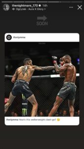 Read more about the article Newly-ranked welterweight teases unexpected clash with Leon Edwards at UFC London