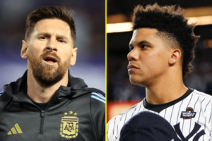 Read more about the article Juan Soto dwarfs Lionel Messi’s $674million earnings as world’s largest ever sports contracts revealed