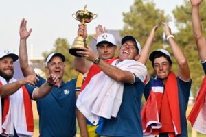 Read more about the article Brooks Koepka lays down challenge to Rory McIlroy and co as he hints at Ryder Cup-style match between LIV and PGA Tour stars