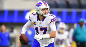 Read more about the article Josh Allen makes NFL history with first ever 3×3 game, while becoming highest fantasy scoring QB of all-time