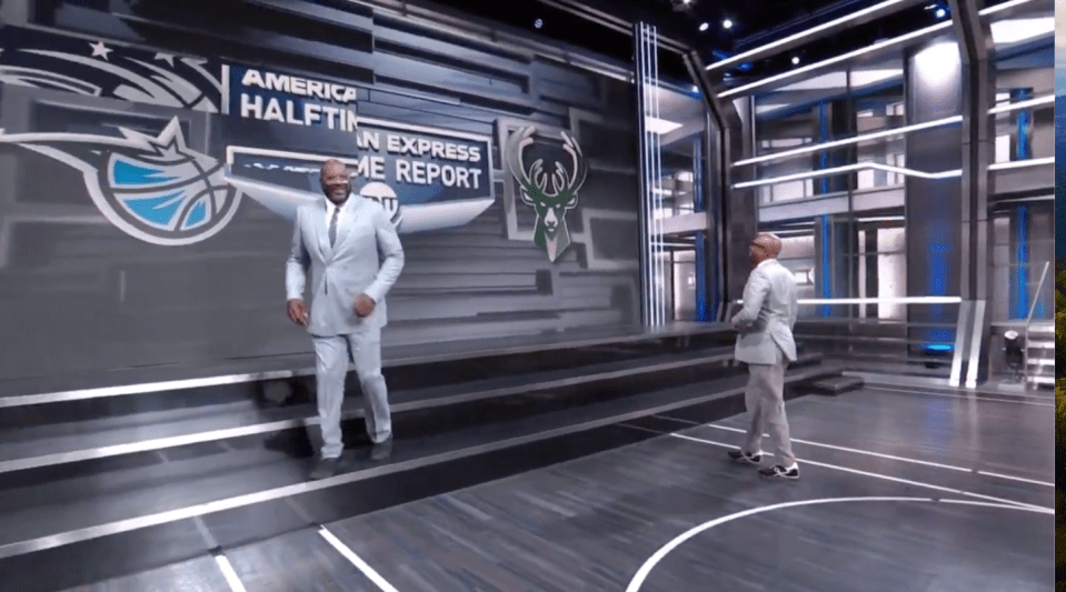 You are currently viewing ‘Still breaking boards’ – Shaquille O’Neal wrecks co-host’s halftime analysis as Inside the NBA tradition goes wrong