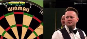 Read more about the article Snooker legend mocked by Van Gerwen after settling age-old sporting debate on live TV challenge